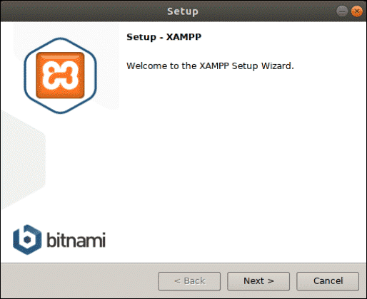 Welcome to the Xampp in Linux setup wizard