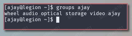 finding groups of which you are part of using group command