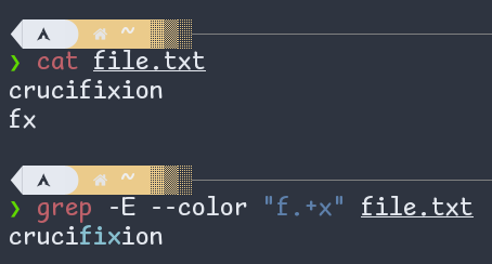 Figure: Plus (+) in regex