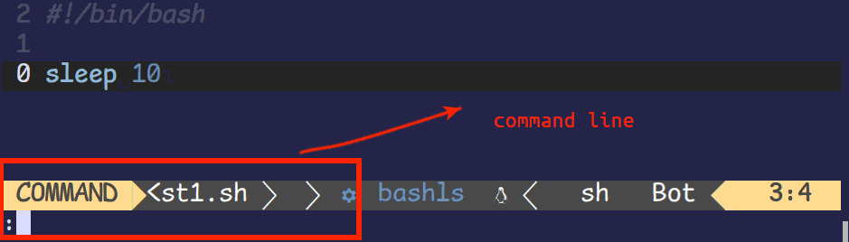 fig: set cmdheight to set the height of the command line in neovim/vim